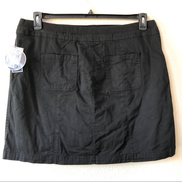 NWT! Karen Scott Macy's Stretchy Skort Black Plus - Picture 5 of 6